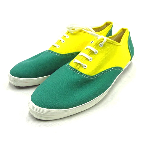 ケッズ Keds Cushioned Heel スニーカー ローカット シューズ キャンバス 10 緑 黄 メンズ 12 026 ベクトルパーク