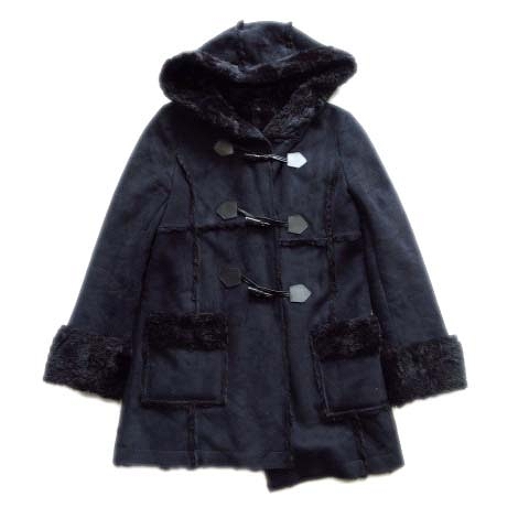 スナイデル Snidel ムートンジャケット ダッフルコート フェイクレザー 1 ネイビー レディース 12 026 ベクトルパーク