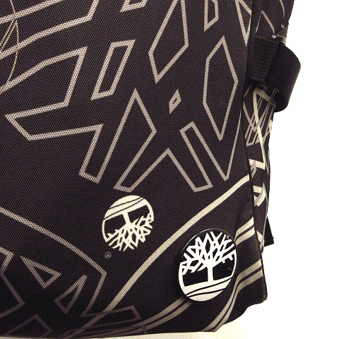 ティンバーランド Timberland リュック バックパック バッグ ロゴ バッジ 総柄 黒 白 メンズ 12 026 ベクトルパーク