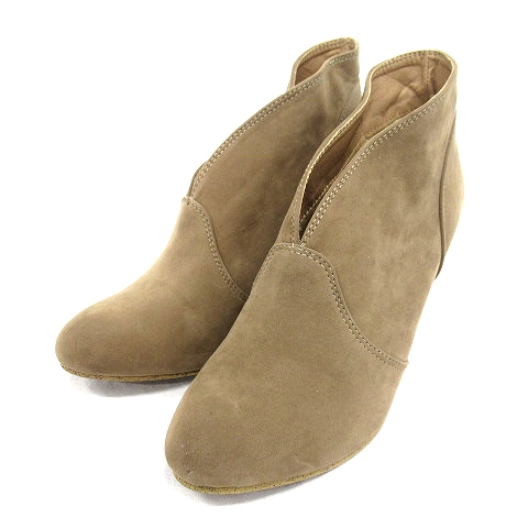 ランダ Randa スエード調 ブーティ ショート ブーツ シューズ M ベージュ レディース レディース 026 ベクトルパーク