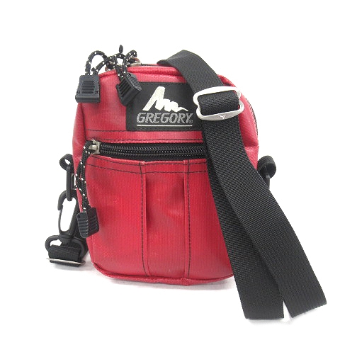 グレゴリー Gregory ロゴ ミニ ショルダー バッグ アウトドア スポーツ 赤 レッド メンズ レディース 12 メンズ レディース 026 ベクトルパーク