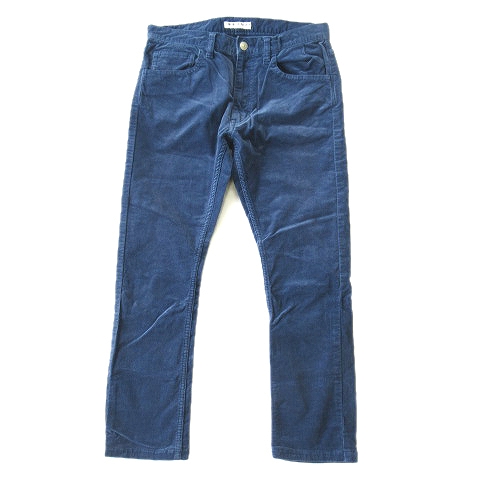 アメリカンラグシー American Rag Cie コーデュロイスキニー パンツ 無地 ストレッチ 1 青 ブルー メンズ 12 メンズ 026 ベクトルパーク