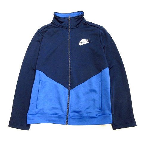 ナイキ Nike トラック ジャケット ブルゾン ロゴ プリント スポーツウェア L ネイビー ブルー レディース 12 026 ベクトルパーク