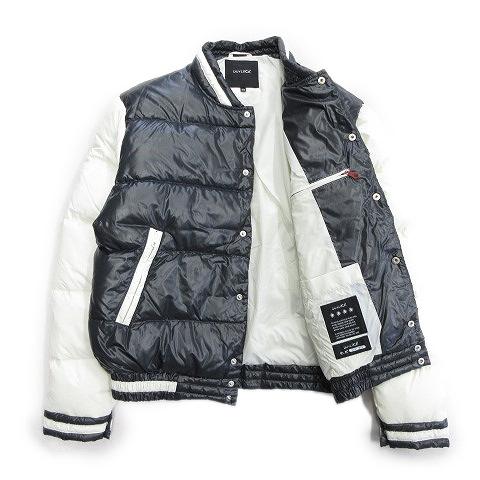美品 18aw デュベティカ Duvetica ダウン ジャケット ブルゾン Sinonedue シノネドゥエ スタジャン 48 グレー 白 ホワイト メンズ 12 メンズ 026 ベクトルパーク