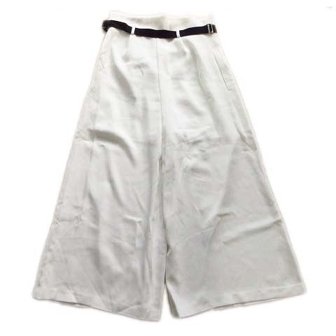 美品 ルフトローブ Luftrobe ワイド ガウチョ パンツ ハイウエスト ベルト 38 白 レディース 1 026 ベクトルパーク 美品 ルフトローブ Luftrobe ワイド ガウチョ パンツ ハイウエスト ベルト 38 白 レディース 1 026 ベクトルパーク