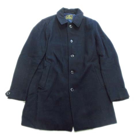 シンプリシテェ Simplicite Plus ステンカラー コート ジャケット ブルゾン ウール 40 ネイビー メンズ １ 026 ベクトルパーク