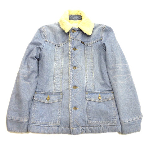 リー Lee 裏起毛 裏ボア ボア ランチ コート ジージャン Gジャン デニム ジャケット ブルゾン アウター Ls7065 青 ブルー アイボリー レディース １ レディース 026 2107 ベクトルパーク