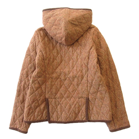 美品 ジャーナルスタンダード レリューム Journal Standard Relume ウール キルティング ジャケット ブルゾン フード 11 011 462 0001 3 0 サイズ2 茶 ブラウン レディース ２ レディース 026 ベクトルパーク