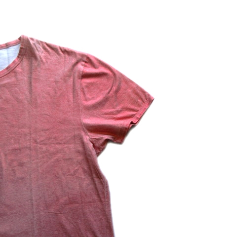 13ss マークジェイコブス Marc Jacobs Tシャツ カットソー 無地 光沢 L サーモンピンク メンズ ３ 026 ベクトルパーク