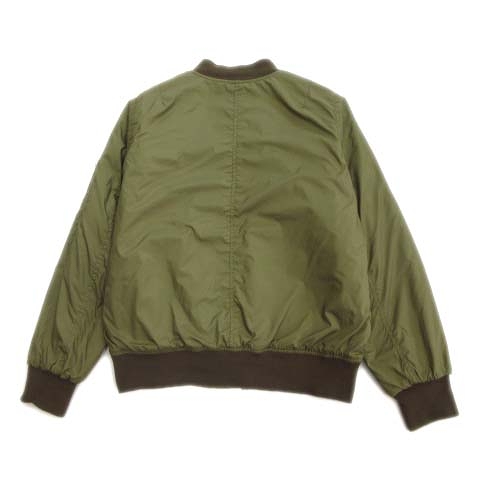 スタディオクリップ Studio Clip Ma 1 ミリタリー ジャケット ブルゾン 裏地キルティング L カーキ レディース 026 ベクトルパーク