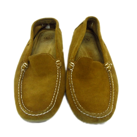 エーグル Aigle ドライビング シューズ 靴 ローファー モカシン スリッポン スエードレザー ロゴ 40 茶 メンズ ３ 026 ベクトルパーク