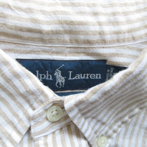 ラルフローレン RALPH LAUREN クラシックフィット リネン シャツ 