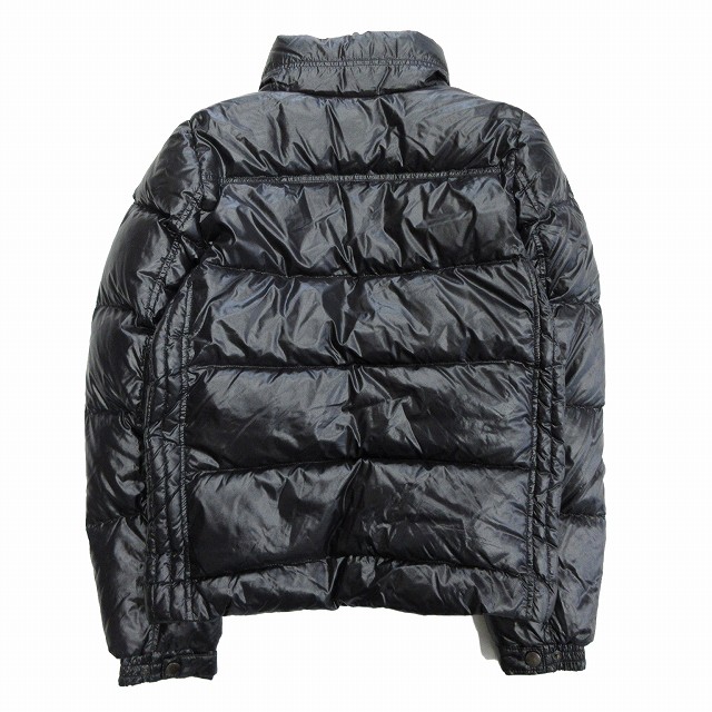 美品 タトラス Tatras ダウン ジャケット ブルゾン 防水ファスナー サイズ44 黒 ブラック メンズ ４ メンズ 026 ベクトルパーク