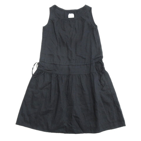 フレームワーク Framework ノースリーブ リネン ワンピース カットソー フレア スカート ひざ丈 12 040 2 4160 2 0 黒 ブラック レディース ４ レディース 026 ベクトルパーク