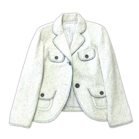 カルヴェン Carven ツイード ジャケット ブレザー シルク混 42 ライトグレー レディース 5 026 ベクトルパーク カルヴェン Carven ツイード ジャケット ブレザー シルク混 42 ライトグレー レディース 5 026 ベクトルパーク