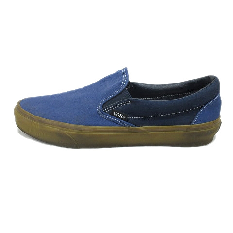 バンズ Vans キャンバス スリッポン スニーカー シューズ 靴 27 5cm 青 ブルー メンズ ４ メンズ 026 ベクトルパーク