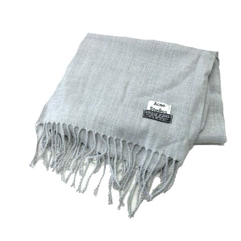 美品 アクネ ストゥディオズ Acne Studios ウール100 大判 マフラー ストール フリンジ グレー イタリア製 メンズ レディース 7 026 ベクトルパーク 美品 アクネ ストゥディオズ Acne Studios ウール100 大判 マフラー ストール フリンジ グレー イタリア製 メンズ レディース 7 026 ベクトルパーク