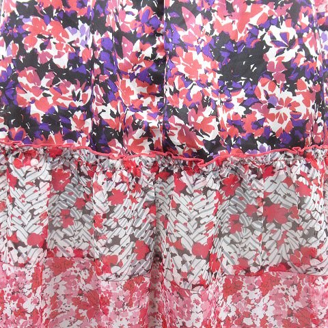 モルガン Morgan シフォン 花柄 総柄 フレア ワンピース カットソー 七分袖 647 7440 サイズ36 マルチ レディース 7 レディース 026 ベクトルパーク モルガン Morgan シフォン 花柄 総柄 フレア ワンピース カットソー 七分袖 647 7440 サイズ36 マルチ レディース 7 レディース 026 ベクトルパーク