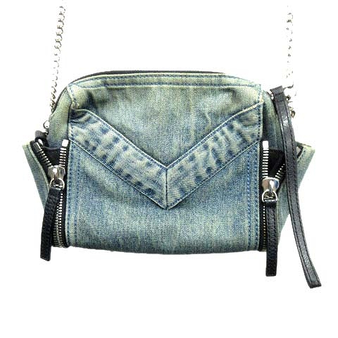 ディーゼル DIESEL ユーズド加工 デニム チェーン ショルダー ディーゼル DIESEL ユーズド加工 デニム チェーン ショルダー