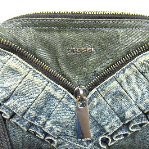 ディーゼル DIESEL ユーズド加工 デニム チェーン ショルダー ディーゼル DIESEL ユーズド加工 デニム チェーン ショルダー