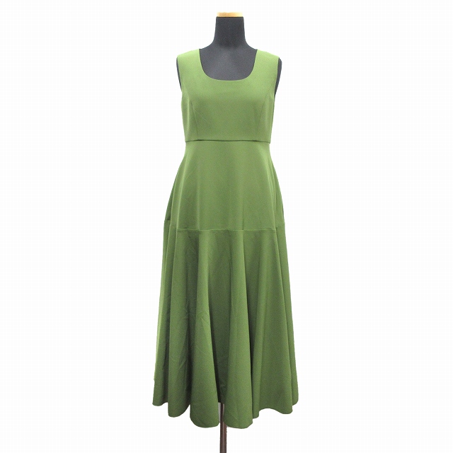 未使用品 21ss フォクシーニューヨーク Foxey New York ノースリーブ ワンピース ドレス Spring Bloom Dress スプリング ブルーム 38 Matcha 4m 緑 グリーン レディース ８ 026 ベクトルパーク