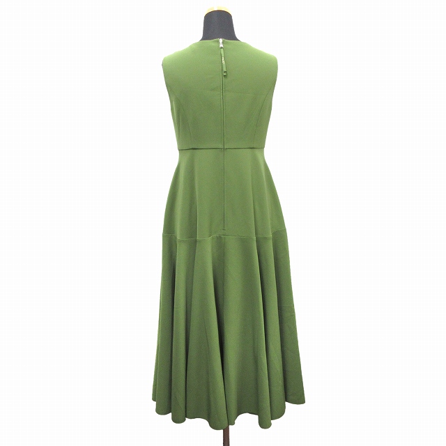未使用品 21ss フォクシーニューヨーク Foxey New York ノースリーブ ワンピース ドレス Spring Bloom Dress スプリング ブルーム 38 Matcha 4m 緑 グリーン レディース ８ 026 ベクトルパーク