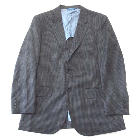 ランバンオンブルー Lanvin En Bleu 千鳥柄 2b テーラード ジャケット ブレザー ノッチドラペル 48 グレー メンズ 8 026 ベクトルパーク ランバンオンブルー Lanvin En Bleu 千鳥柄 2b テーラード ジャケット ブレザー ノッチドラペル 48 グレー メンズ 8 026 ベクトルパーク