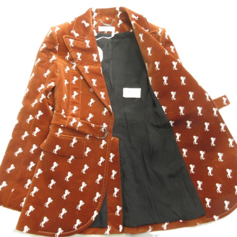 未使用品 18SS クロエ CHLOE リトルホース タイロッケン コート 