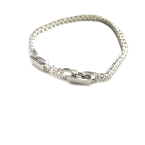 未使用品 スワロフスキー Swarovski Emily テニス ブレスレット バングル フェイクダイヤモンド ラインストーン アクセサリー ジュエリー シルバー レディース 10 026 ベクトルパーク