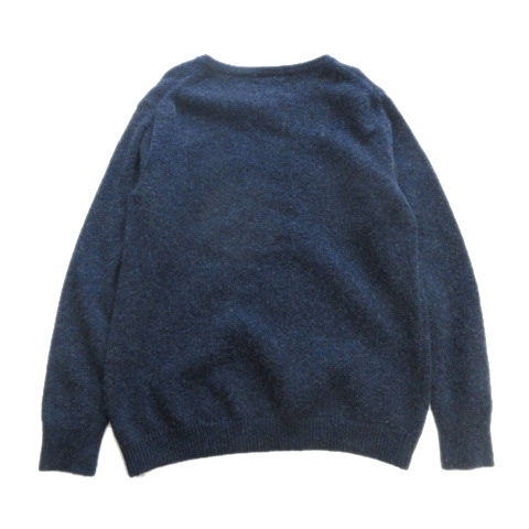 美品 17aw ノースフェイス パープルレーベル The North Face Purple Label ブークレニット セーター 胸ポケット クルーネック 無地 ナナミカ Nanamica アウトドア キャンプ S ネイビー メンズ 026 202110280522 ベクトルパーク