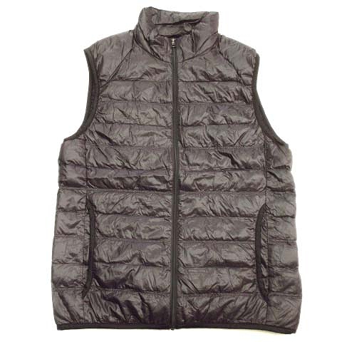 ユニクロ Uniqlo ライト ダウン ベスト ジャケット ブルゾン アウター 無地 S 黒 ブラック メンズ １ メンズ 026 ベクトルパーク