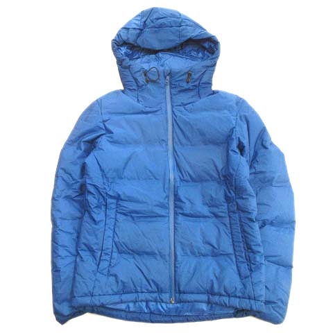 ユニクロ Uniqlo ダウン ナイロン ジップアップ パーカー ジャケット ブルゾン アウター S 大きいサイズ 青 ブルー メンズ ３ メンズ 026 ベクトルパーク