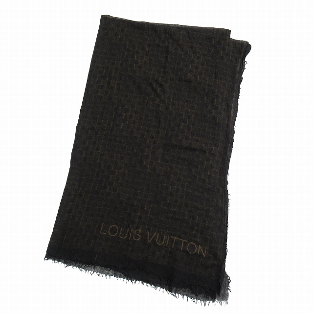 美品 ルイヴィトン LOUIS VUITTON ダミエ カシミヤ シルク 大判  
