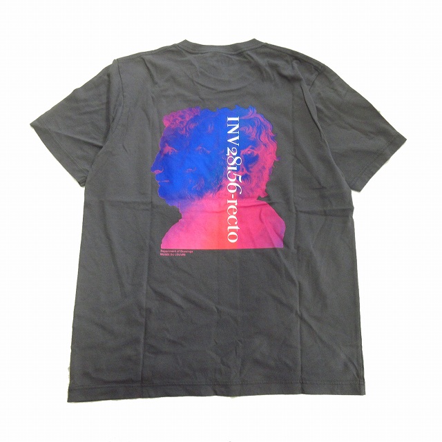 未使用品 ユニクロ Uniqlo ルーブル美術館 ピーター サヴィル Ut Tシャツ カットソー シャルル ル ブラン プリント L グレー メンズ 026 ベクトルパーク