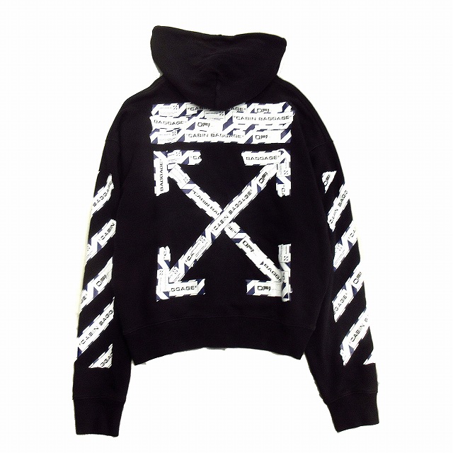 20SS オフホワイト OFF WHITE c/o Virgil Abloh エアポート テープ 送料、無料 オフホワイト パーカー エアポート パーカー