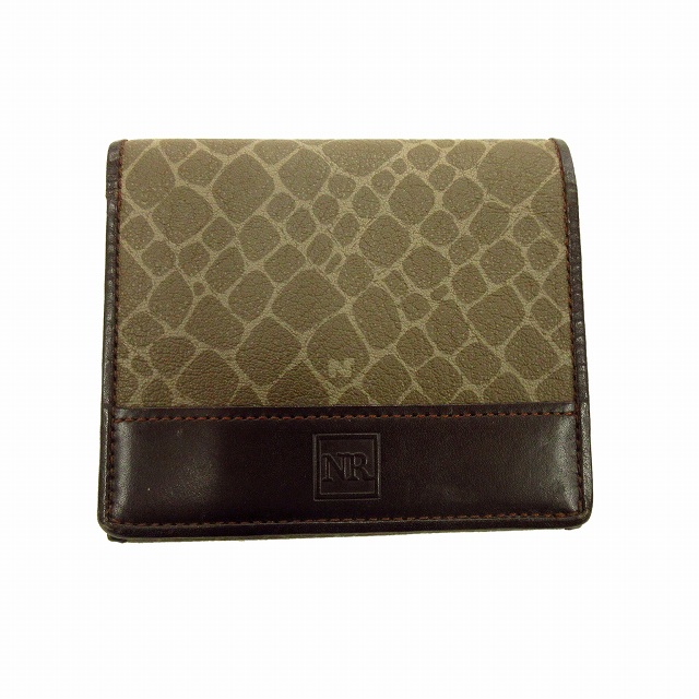 ニナリッチ NINA RICCI キリン柄 二つ折り 財布 総柄 レザー 茶 ブラウン レディース○6 026-202206090813 | ベクトルパーク ニナリッチ NINA RICCI キリン柄 二つ折り 財布 総柄 レザー 茶 ブラウン レディース○6 026-202206090813 | ベクトルパーク