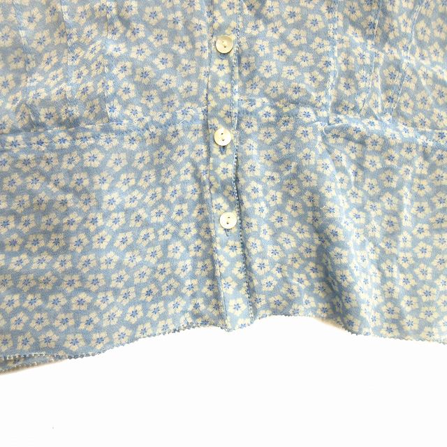 ミュウミュウ miumiu シルク100% シフォン シャツ ブラウス カットソー