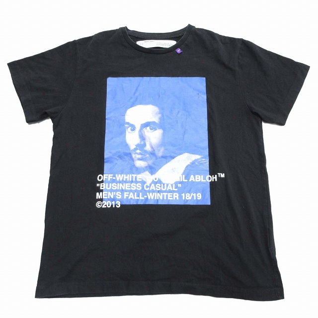 18AW オフホワイト OFF WHITE BERNINI S/S OVER TEE ベルニーニ  