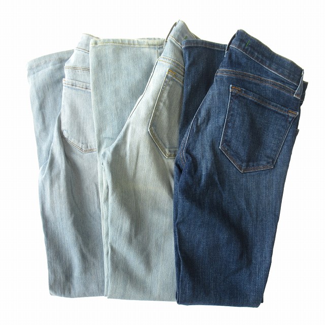 ジェイブランド J Brand 3点 セット まとめ デニム スキニー パンツ ストレッチ W24 W26 インディゴブルー ブルー レディース ７ 026 ベクトルパーク