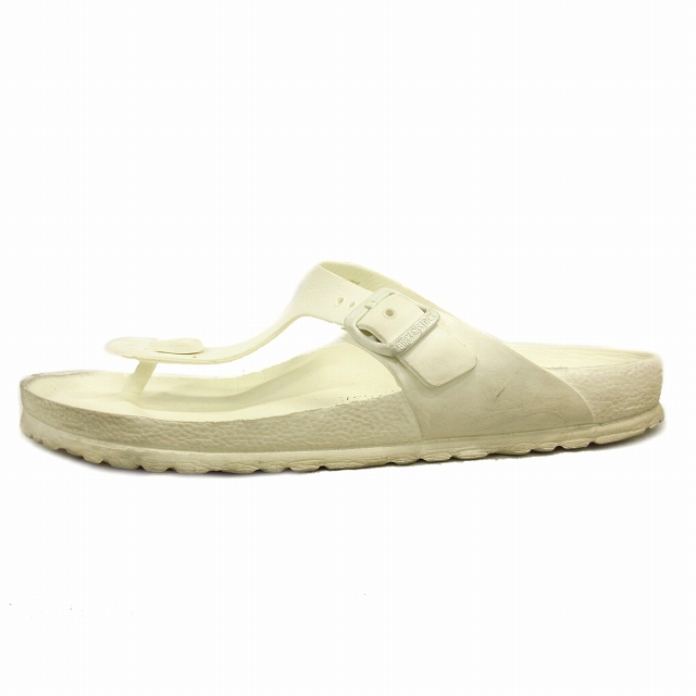 ビルケンシュトック Birkenstock ギゼ Gizeh トング サンダル シューズ 靴 ロゴ 26 5cm 白 ホワイト メンズ ７ 026 ベクトルパーク