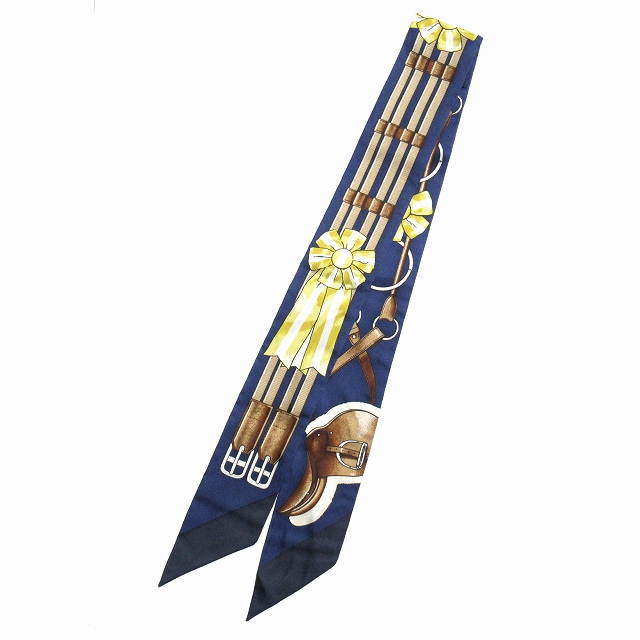 美品 21aw エルメス HERMES ツイリー スカーフ