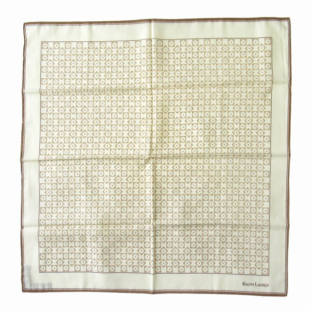 美品 ラルフローレン RALPH LAUREN シルク 総柄 スカーフ 美品 ラルフローレン RALPH LAUREN シルク 総柄 スカーフ