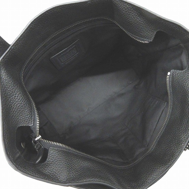 美品 コーチ COACH ペブルレザー ハミルトン トート ハンド バッグ 鞄 