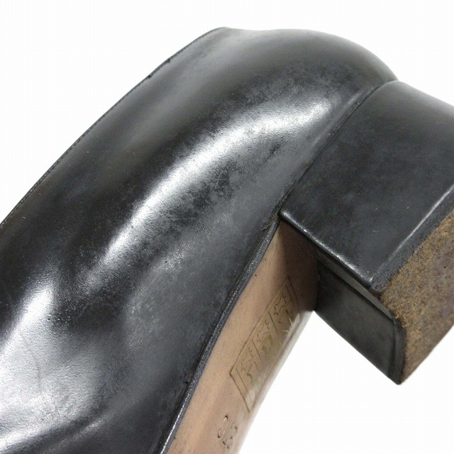 ✨美品✨GUCCI グッチ パンプス チャンキーヒール　レザー 36 23cm GUCCI - 未使用 グッチ GUCCI パンプス チェリー インター