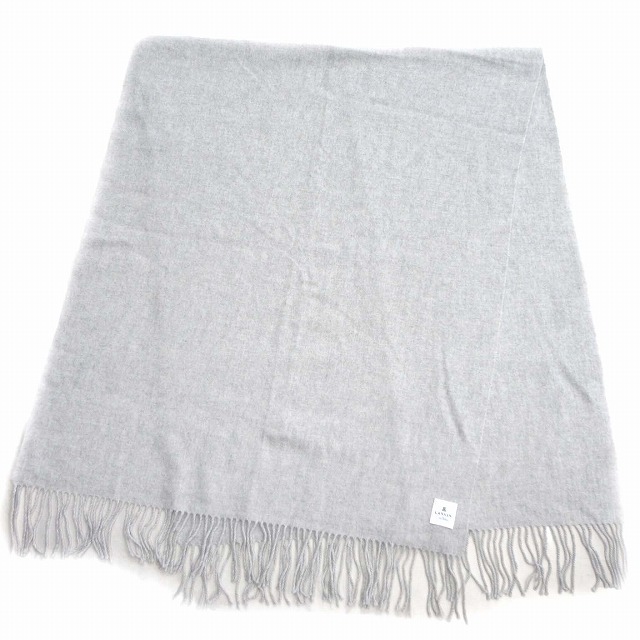 美品 ランバンオンブルー Lanvin En Bleu フリンジ 大判 マフラー ストール ショール 無地 ロゴ 灰 グレー メンズ レディース 9 メンズ レディース 026 ベクトルパーク 美品 ランバンオンブルー Lanvin En Bleu フリンジ 大判 マフラー ストール ショール 無地 ロゴ 灰 グレー メンズ レディース 9 メンズ レディース 026 ベクトルパーク