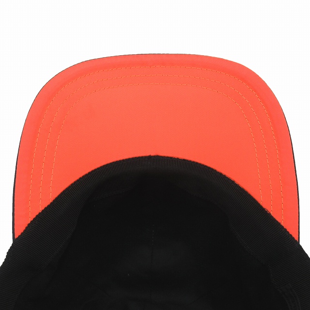 極美品 18SS プラダ PRADA 018 ラバーロゴ ベースボールキャップ 帽子  