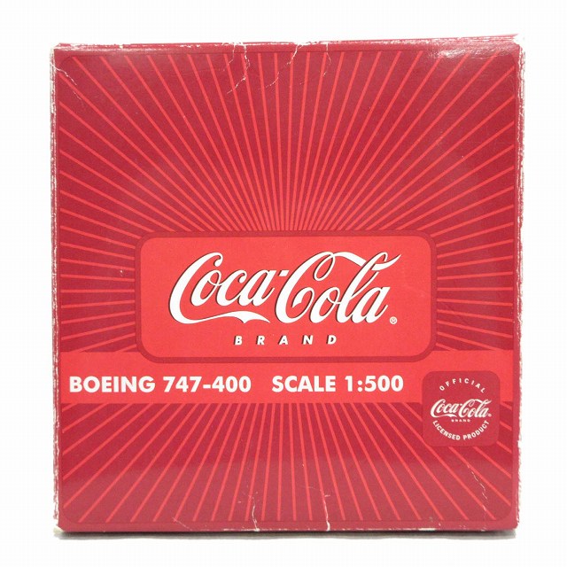 未使用品 コカ コーラ Coca Cola ボーイング BOEING 747-400 SCAKE 1