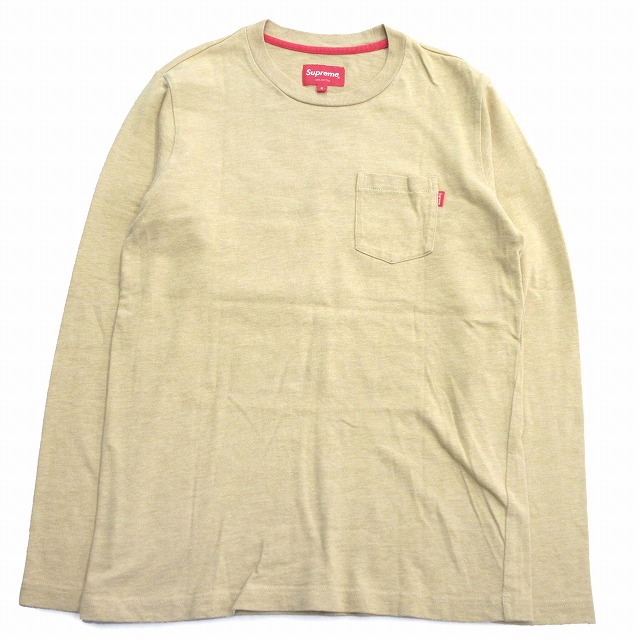 美品 18AW シュプリーム SUPREME ポケット ロング Tシャツ カットソー 