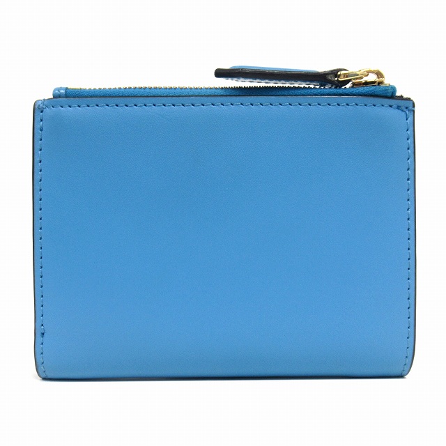 極美品 フェンディ FENDI レザー 財布 二つ折り ミニ コンパクト