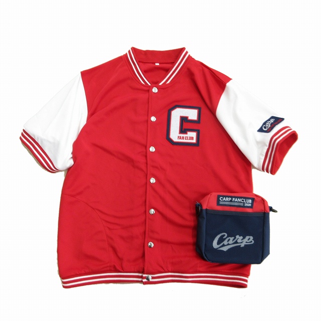 広島東洋 カープ Carp ファンクラブ ユニフォーム ポシェット 2点 